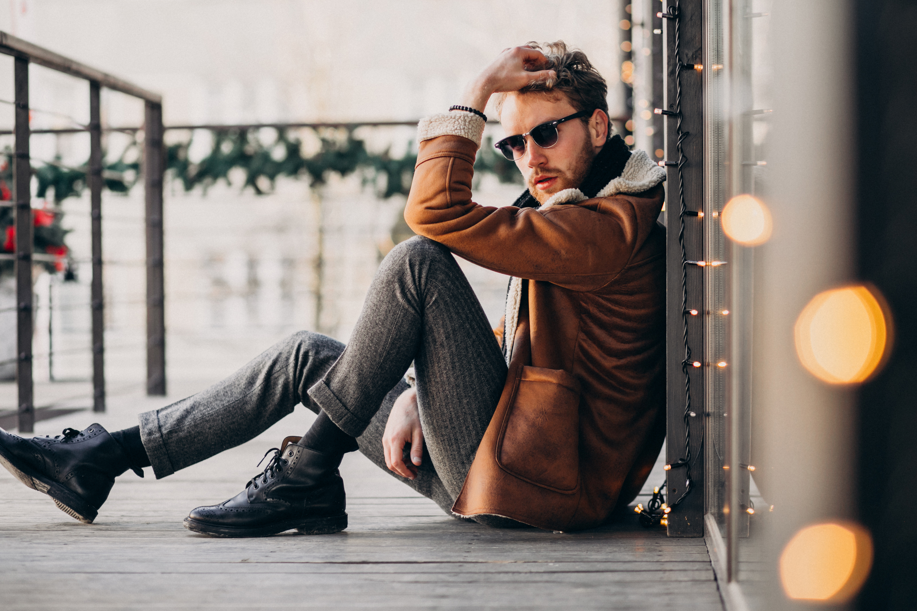Men's fashion model